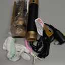 Round Hair Blow Dryer Brush - 1.2 Inch Ceramic Barrel Hair Dryer Brush for Short/Middle Hair, One Easy Step Drying, Volumizing, Straightening and Styling, Negative Ionic Dryer Brush