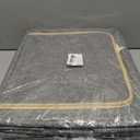 2-Pack Clothes Storage Bags, Foldable Storage Bins with Metal Frame, Clear Window, Reinforced Handles, Durable Non-Woven Fabric for Clothes, Bedding, Blankets, 40L, Gray