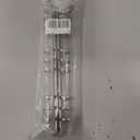 2PCS Notebook Ring Binder Mechanisms, TTZEZE 20mm Base Width Silver Metal Clip Ring Binder,Loose Leaf Binding Spines Combs,DIY Fill Paper Storage Folder Accessories (9-Hole O Rings Binder/253x20x20mm)