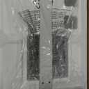 Sweetcrispy Overbed Bedside Table with Wheels, Adjustable Hospital & Home Use Bed Table, Rolling Laptop Table, Mobile Standing Desk, White (27.56"D x 15.75"W x 43.31"H)