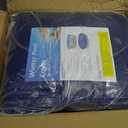 [Upgraded] 18ft/21ft/24ft/28ft Round Winter Pool Covers for Above Ground Pool Cover 21FT Cover 4FT Overlap - 500D Windproof with Steel Cable & Heavy Duty Winch - Swimming Pool Winter Cover Blue