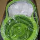 Spin Mop Bucket System,Masthome Pedal Spin Mop and Bucket with Wringer Set,EasyWring Microfiber Mop with 3 Mop Pads,360Spinning Floor Cleaning System - Home & Office Suitable (Green+dark Grey)