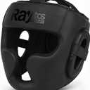 Boxing Headgear for Men Women Professional Lightweight Open Face Head Guard, Breathable Protection, Secure Fit for MMA Muay Thai Kickboxing Sparring Training, 
One Size