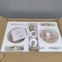 Vintage Battery Powered Cordless Wall Sconce Set of 2, Battery Wall Sconce with Amber Tulip Glass Lampshade, Rechargeable Battery Powered Wall Lights with Remote Control for Bedside Bedroom Doorway