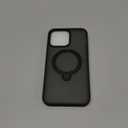 CASEKOO Patented 360 Spin Magnetic Stand for iPhone 14 Pro Max Case [Military Drop Protection] [Non-Slip Edge] [Compatible with MagSafe] Matte Shockproof Slim for 14 ProMax Case 6.7'', Black