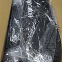 HOMLAND Foldable Rollator Walkers with Seat for Seniors, 8'' Big Wheels, 350 lb. Weight Capacity, Adjustable Handles and Seat Height, Lightweight Rolling Walker, Red