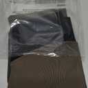 Amzshe One-Seam Fleece Lined Tights for Women Tummy Control Warm thermal leggings Winter Thick Pantyhose, Size S-M