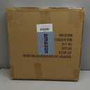 KAILI Outdoor Cast Aluminum Side Table Patio Side Table Backyard, Pool, Indoor, Easy Maintenance and Weather Resistant Coffee Table Porch Table Bistro Table (18.5round-Light Blue)