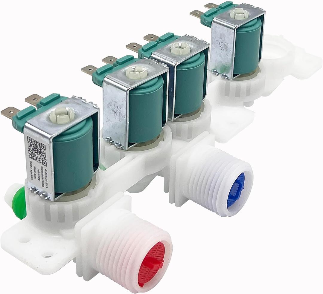 Washing Machine Water Inlet Valve For Samsung WA45H7000AW/A2 WA422PRHDWR/AA WA45H7000AW/AA WA45M7050AW/A4 WA45H7000AP/A2 WA50R5200AW/US WA50R5400AV/US WA50R5400AW/US WA45T3400AP WA400PJHDWR/AA