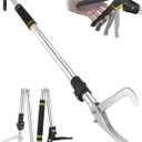 69 Inch Long Snake Tongs, Stainless Steel Snake Grabber Tool, Professional Snake Catcher for Safe Reptile Handling