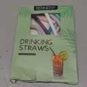 Senneny Set of 12 Silicone Drinking Straws for 30oz and 20oz - Reusable Silicone Straws BPA Free Extra Long with Cleaning Brushes- 6 Straight + 6 Bent- 8mm diameter
