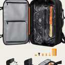 Vacuum Seal Backpack Travel with Ultra-Powerful Pump, 80L Expandable Travel Backpack with Vacuum System w/TSA Lock (Black)