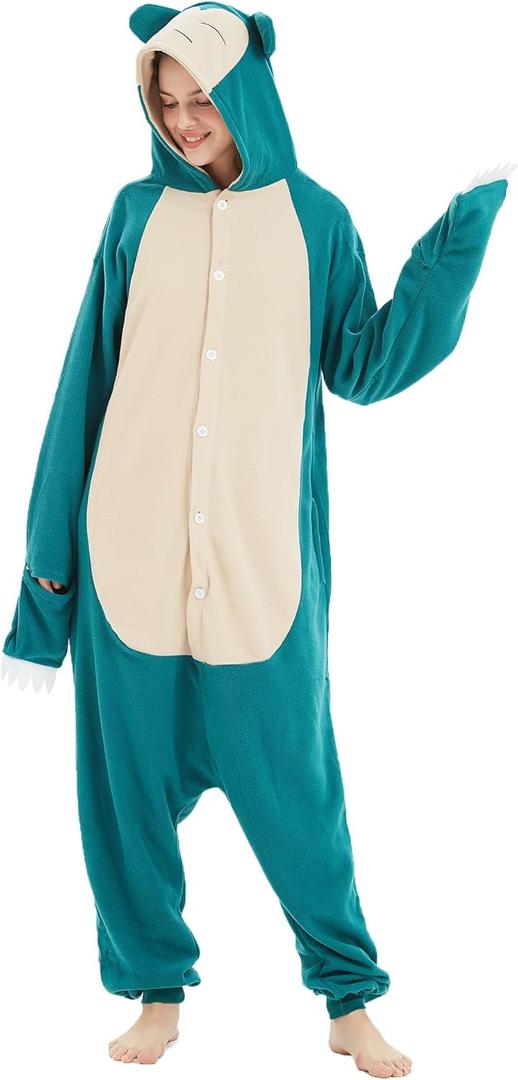 Animal Onesie Adult Costume Men Women Onesies Pajama for Halloween, X-Large