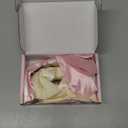NAISIER 21 inch Silky Satin Hair Accessories: Large Ribbon Bows, Ponytail Holders, Silk Bowknots, and Metal Barrettes in Pink & White