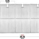 Monument Grills 97888 3-Pack Stainless Steel Cooking Grids for 4-Burner Grill 24633, 24367, 41847NG, 35633, 35633R, 35633G, 35633B, D405, D425, 17.728.3 Inch