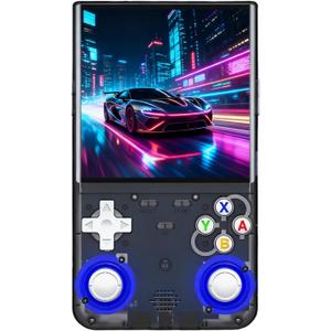 R36 Ultra Retro Handheld Game Console-2025 Model with 128GB, 4-Inch IPS Screen, Over 30K Games Mini Video Games Console, Supports 23 Emulators, Linux-Based Retro Gaming Console (Black)