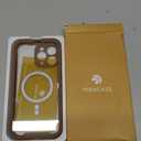 Miracase Magnetic for iPhone 16 Pro Max Case 6.9'' [Compatible with MagSafe] Full-Body Phone case with Built-in Glass Screen Protector& Camera Protector,Drop Proof 16 Pro Max Cover,Desert Brown