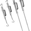 Heavy Duty Truck Camper Tie Downs Turnbuckles, Premium Turnbuckle Tie Down Set for Slide-in Camper, Designed for Truck Camper Tie Downs