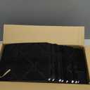 Stair Treads for Wooden Steps 15pcs - 8x30in Carpet Stairs Runner Indoor Non-Slip Stair Mats for Kids Elders and Pets (Cube Black)