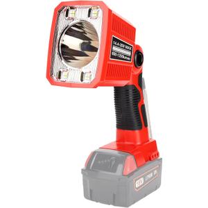 Taingwei 1250LM LED Flashlight for Milwaukee m18 Lithium Battery,18W M18 Work Light for Camping, Car Repairing, Emergency and Job Site Lighting