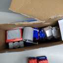 Robot Toys for Kids 3-5 Magnet Transforming Robot 5-in-1 Educational Toys Easy DIY Assembling Vehicle Playsets for Boys and Girls (Red)