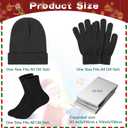 Liitrsh Christmas Homeless Care Package Supplies Bulk Winter Beanies Gloves Socks Emergency Blankets for Women Men