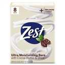 Zest Bar Soap - 8 Bars - Enriched With Cocoa Butter And Shea for Ultra Moisturizing Cleansing - Leaves Your Body Feeling Silky Smooth And Deeply Moisturized (4 Ounce (Pack of 8))