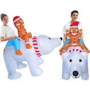 Inflatable Costume Cosplay Outfit Blow-up Suit for Adults/Halloween/Christmas Party/Thanksgiving