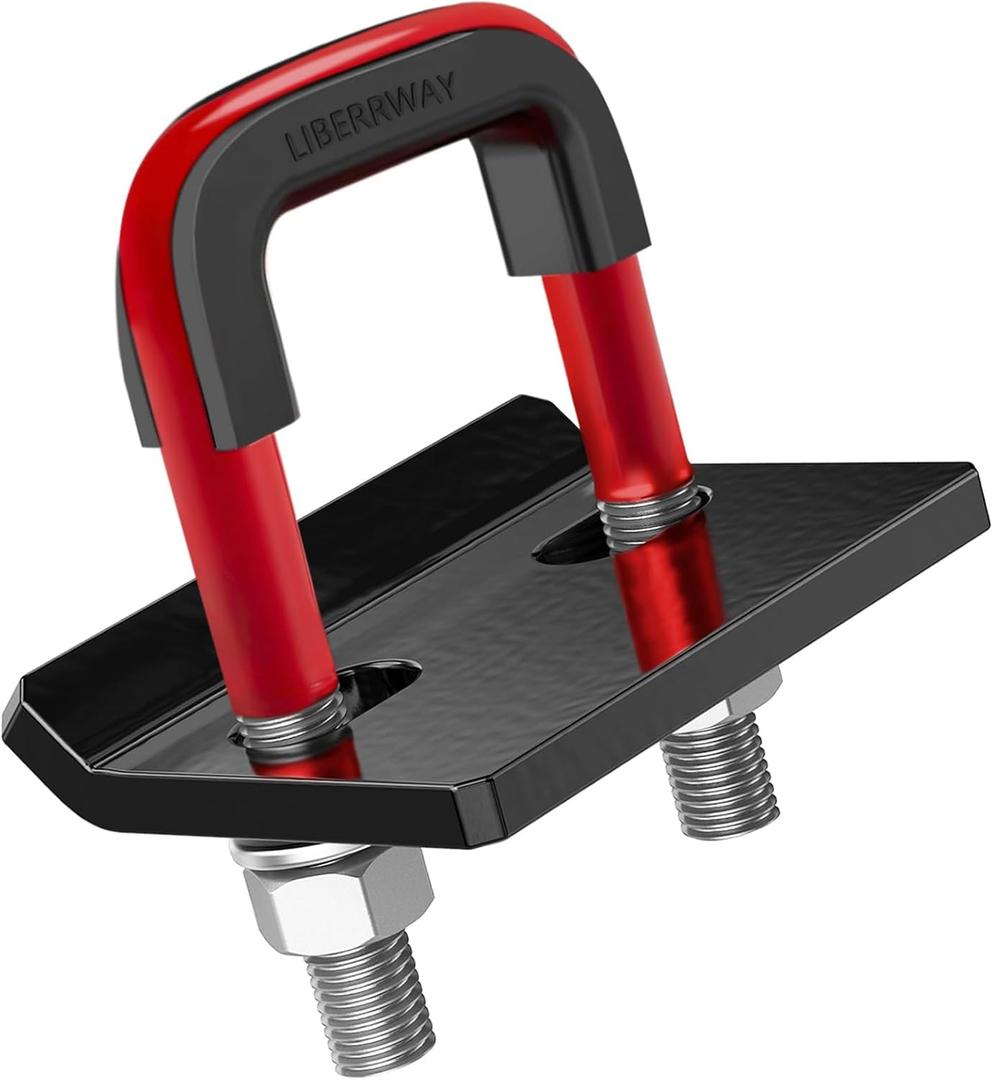 Hitch Tightener for 1.25" and 2" Hitches LIBERRWAY 304 Stainless Steel Red Hitch Tightener Anti-Rattle Stabilizer Rust-Free Heavy Duty Lock Down Quiet- Red Protective Anti-Rust Coating