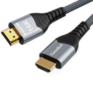 16K 10K 8K HDMI 2.2 Cable 96Gbps 6.6FT/2M, Ultra High Speed HDMI Braided Cord Support 4K@480Hz 8K@240Hz, HDCP 2.2&2.3, Dynamic HDR, eARC,DTS:X, Compatible with Roku TV/HDTV/PS5/Blu-ray