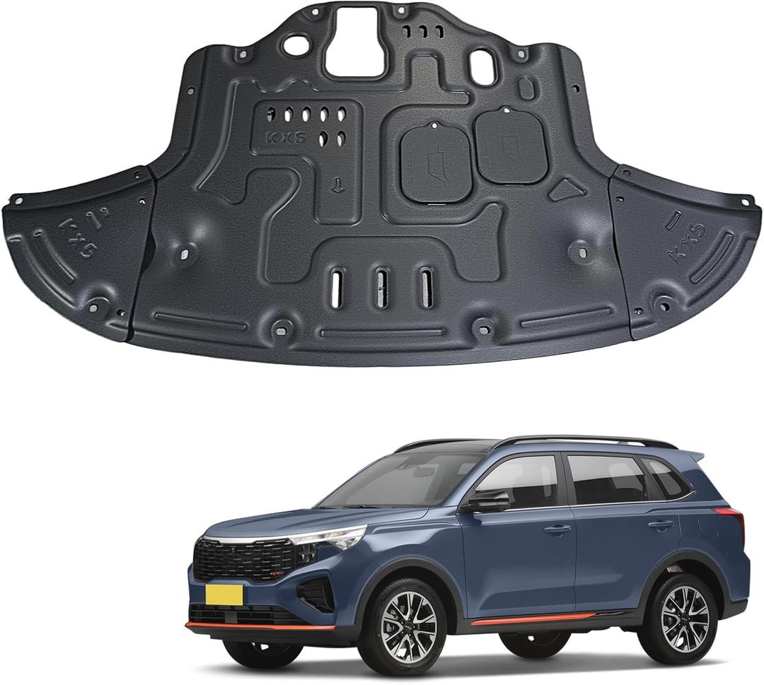 Front Engine Splash Shield Fit for Kia Sportage 2017-2022, Direct Replacement Engine Splash Guard,Engine Guard for Underbody Protection