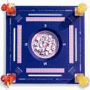 Chumia 32x32 Floating Mahjong Table for Pool, Pink Pink, 32.3" x 31.9"