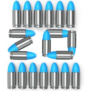 Pro Dummy Rounds Snap Caps-Reusable 9mm&12GA&50&45&380ACP Training Rounds for Safe Dry Fire Practice, Durable with Secure Primer Design, Multiple Color Options