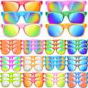 36 Pack Kids Sunglasses Bulk with UV400 Protection, 12 Colors Neon Sunglasses for Birthday Party Favors, Beach, Graduation Gift, Summer Pool Party Supplies, Goody Bag Filler, Boys Girls Classroom Gift