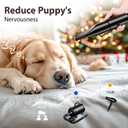 Dog Dryer Pet Hair Blower High Velocity for Grooming, Blow 3800W/5.2HP for Large Dogs Sechoir Pour Chien with Stepless Adjustable Speed, 4 Different Nozzles and Dog Brush,Black