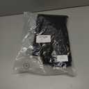 LONGBIDA Womens High Waist Ripped Straight Wide Leg Baggy Jeans Y2k Boyfriend Distressed Loose Denim Pants (X-Large, Black)