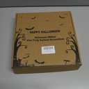 6 FT 54 LED Halloween Lights, 8 Modes & Timer Battery Operated Halloween Pumpkins Lights with Willow Vine Twig Garland, 3D Waterproof Decorations Lights for Home Indoor Wall Fireplace Mantle Party