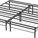 Easy-to-Assemble Metal Platform Bed Frame Sturdy Steel Construction Bed Fram Modern Steel Platform Bed Frame with No Box Spring Needed,Queen