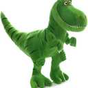 Stuffed Dinosaur Animal Plush Toy 11 Inches Green T-Rex Tyrannosaurus Animal Stuffed Plushies Super Soft Cute Cuddly Pillow Cushion Rex Stuff Dolls Gifts for Children Kids Boys Girls, 11Inches