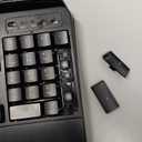 Wireless Keyboard and Mouse Combo, 2.4G Full Size Wave Keys Ergonomic Keyboard with Wrist Rest and 3-Level DPI Adjustable Wireless Ergonomic Mouse for Windows, Mac OS Desktop/Laptop/PC(Black)