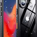 MOZOTER for iPhone 16 Plus Case Waterproof,[IPX8 Underwater Case][Full Body Shockproof & Military Dropproof] Clear Sound Quality Built-in Screen Protector for iPhone 16 Plus 6.7 inch-Black