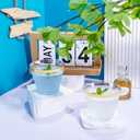 Hioasis 200Pcs 9OZ Clear Cups - Plastic Disposable Cups with Gold Trim, Heavy Duty & BPA-free for Party, Wedding, Reception