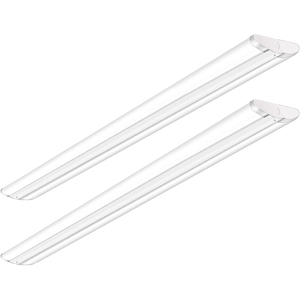 ANTLUX 110W 8FT LED Wraparound Ultra Slim Strip Lights, 12600LM, 5000K, 8 Foot LED Garage Shop Lights, Flush Mount Warehouse Office Ceiling Lighting Fixture, Fluorescent Tube Replacement, 2 Pack