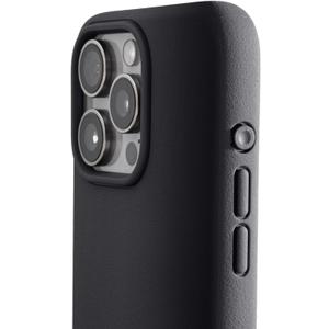 TineeOwl for iPhone 16 Pro Magnetic Case, Compatible with MagSafe, TPU, Minimalist, Slim/Thin, Grippy, Microfiber Lining, Rounded Action Button - Dune Series (Almost Black, iPhone 16 Pro)