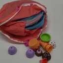 Kiddzery Ice Cream Truck Play Tent for Kids - Pretend Play Toy Food Set - Pop Up Icecream Playhouse Toys with Music Button - Birthday Gift for Girls & Boys - Indoor & Outdoor Tents for Toddlers & Baby