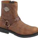 Harley-Davidson Men's Scout Leather Motorcycle Harness Casual Boot (12, Brown)