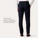 Alton Lane Mercantile Trouser Tailored Fit - Premium Quality Suit Pants for Men, Stylish and Elegant Formal Suit for Men (Black)