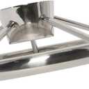 NovelBee 5 Spoke Dia.13-1/2" Stainless Steel Boat Steering Wheel with Control Knob and Cap