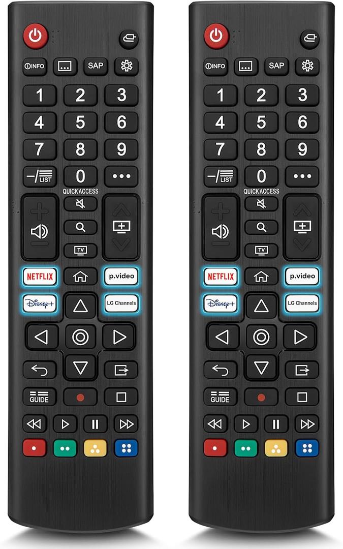Universal for LG Smart TV Remote Control Replacement (Pack of 2) (for LG TV)