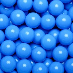 Realhaha Pit Balls for Toddlers, BPA Free Plastic Balls for Babies for Boys Girls Play Pin Kid Bounce House, 100 Pieces, Size: 2.36" (Blue)